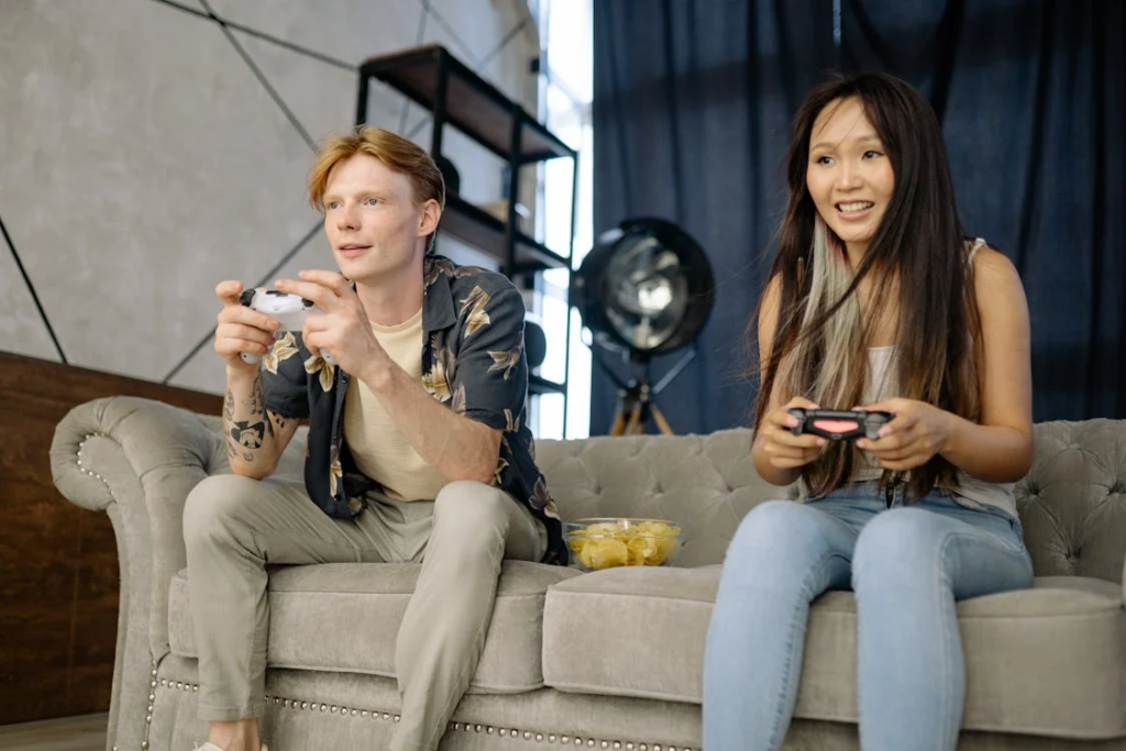 Two players playing best indie games