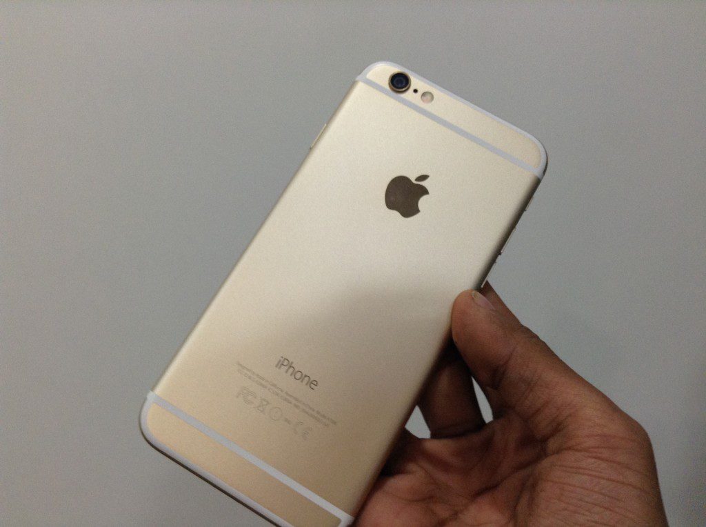 back view of iphone 6