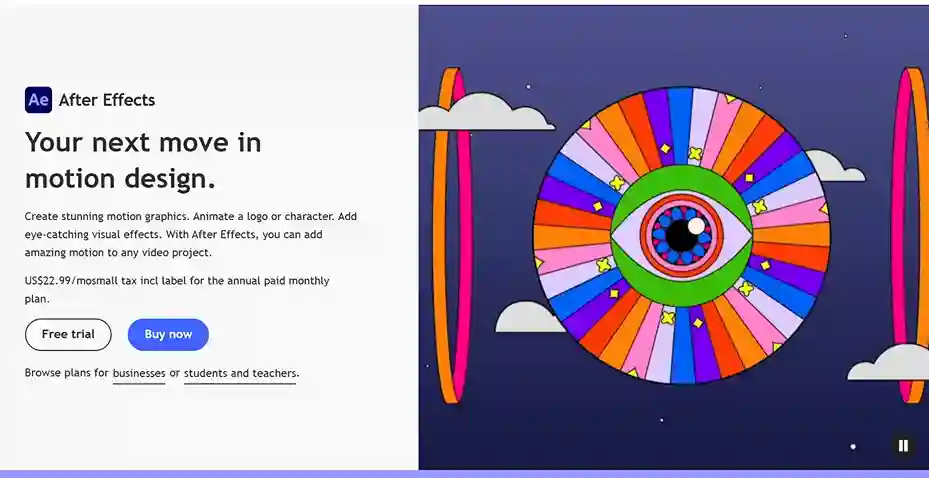 Adobe After Effects: One of the best VFX softwares 