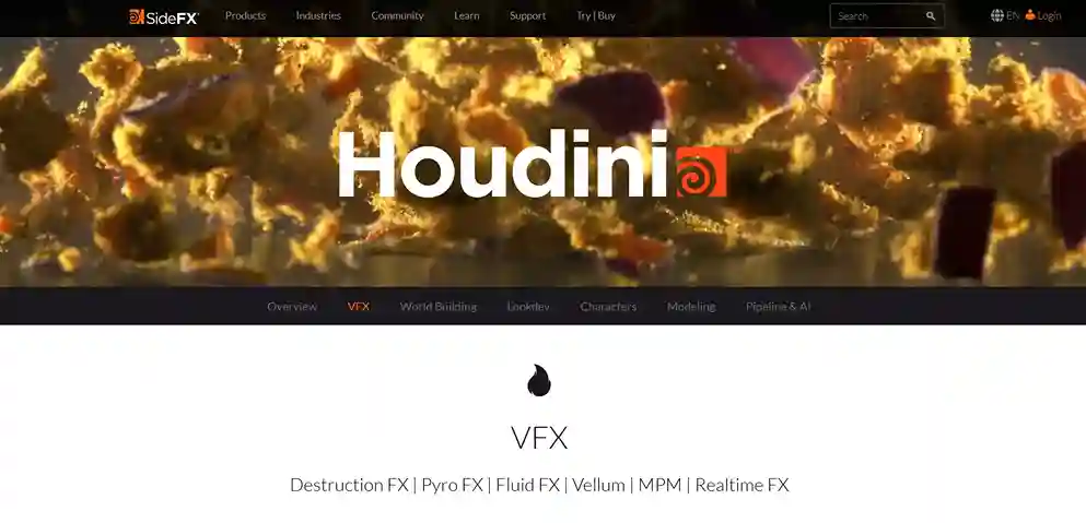 Houdini for visual effects