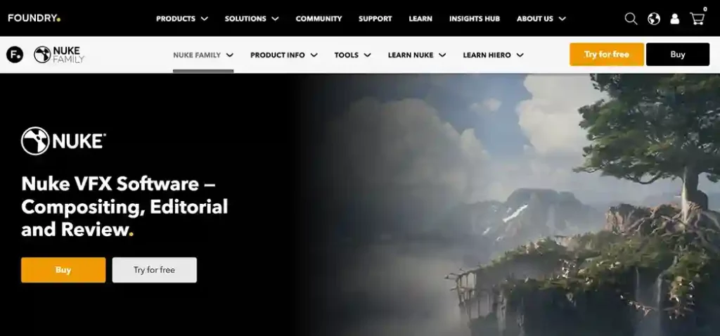 Nuke products for enhancing visual effects 