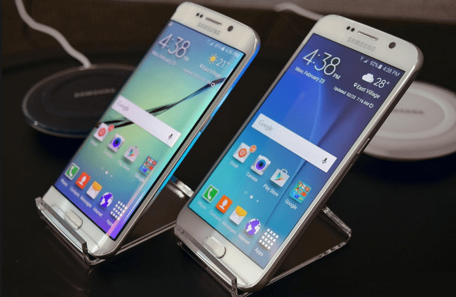 The Samsung Galaxy S6 Edge and Galaxy S6