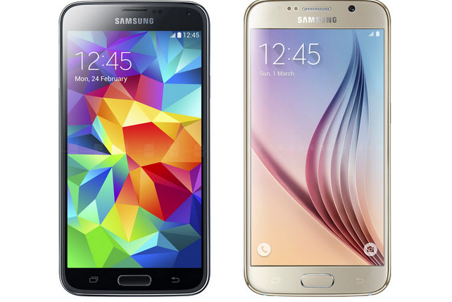 The Samsung S5 And The Samsung Galaxy S6
