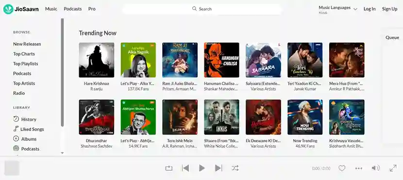 Jiosaavn: music streaming apps in India