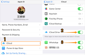 Process to backup chats on iPhone