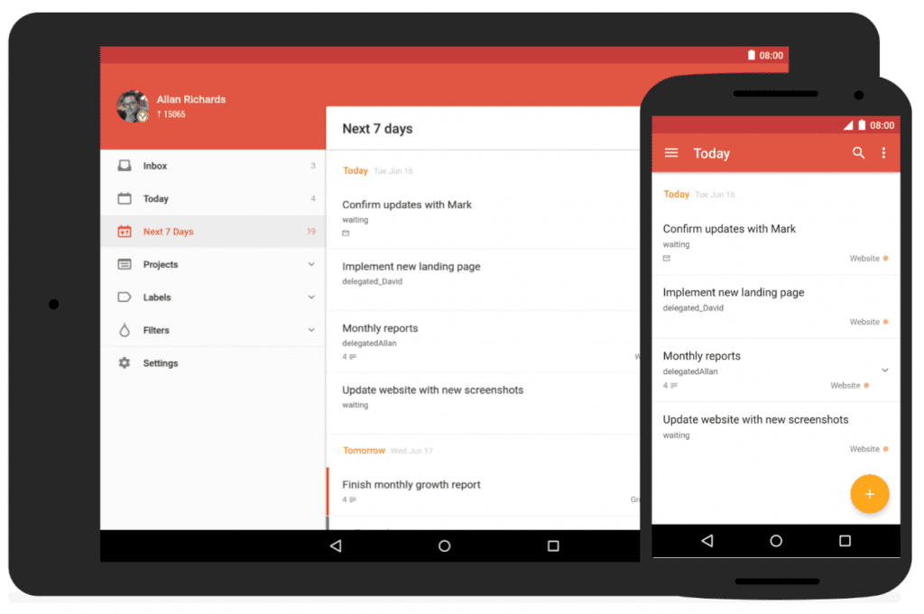 Todoist vs Wunderlist