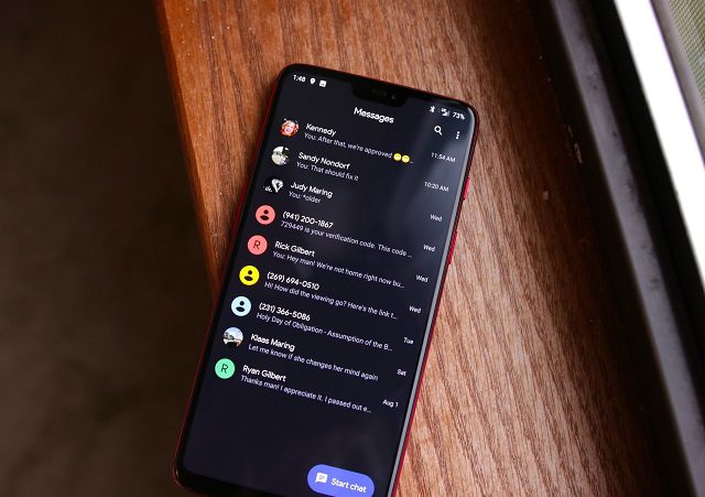 Dark mode on android devices