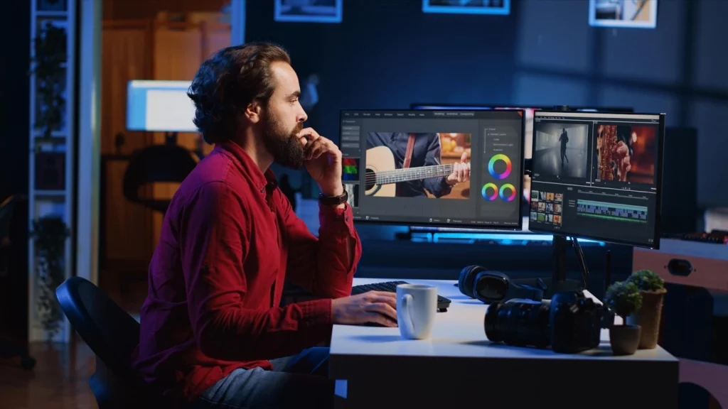 VFX is used to transform raw footage into immersive visual storytelling through digital editing.