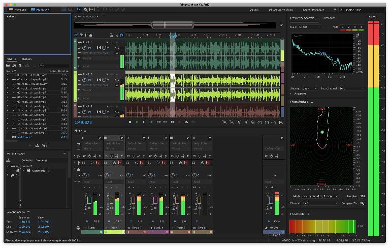 Adobe Audition: Audio editing