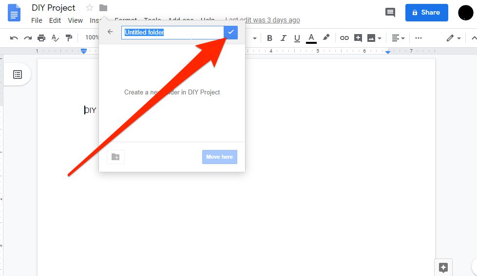 organize your google docs with folders