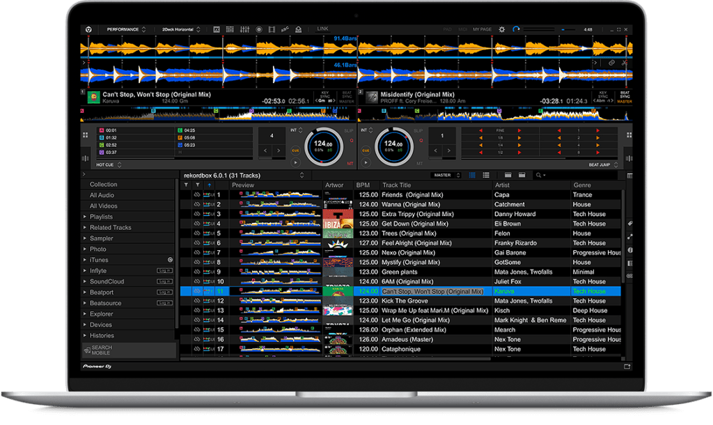 best DJ software- Rekordbox