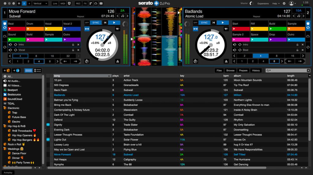 DJ software Serato