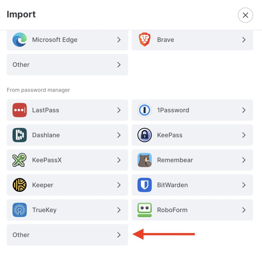 how to export passwords from LastPass to NordPass Step 6