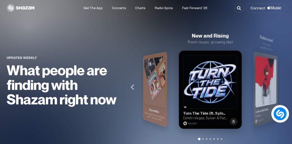 Shazam music recognition app