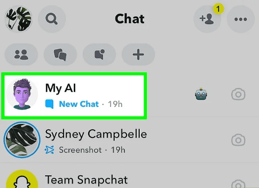 My AI Snapchat
