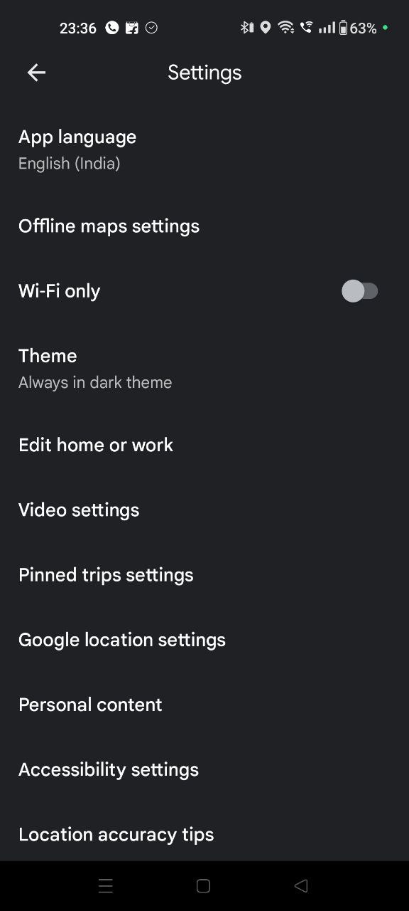 Turn off the Wi-Fi only option in google maps settings 
