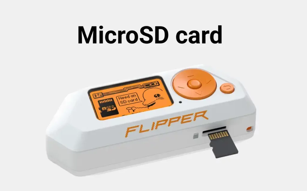 The microSD card offers scalable storage 