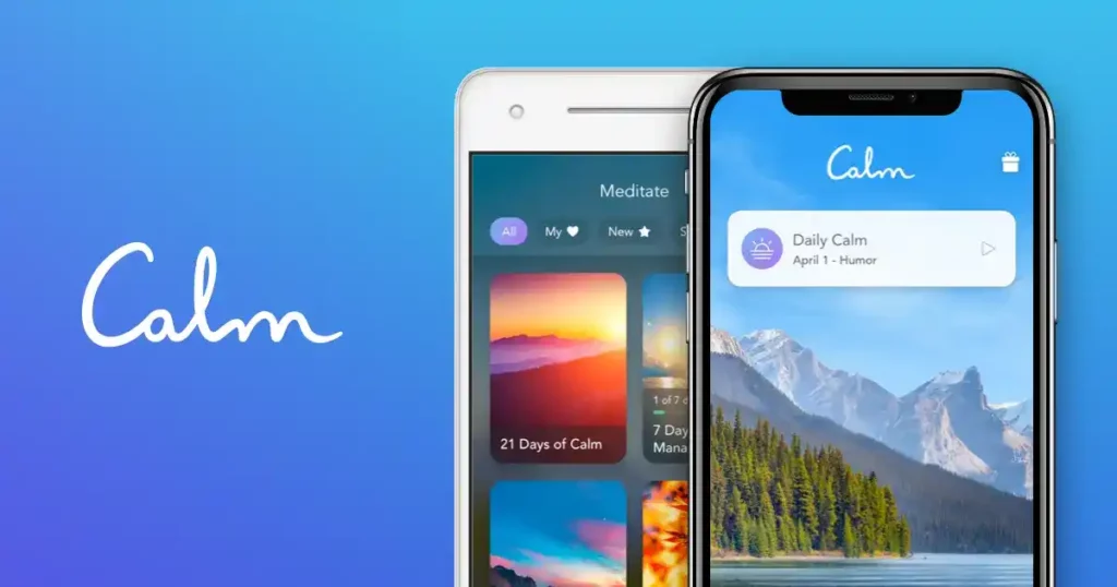 Calm- one of the best mental health apps in 2026
