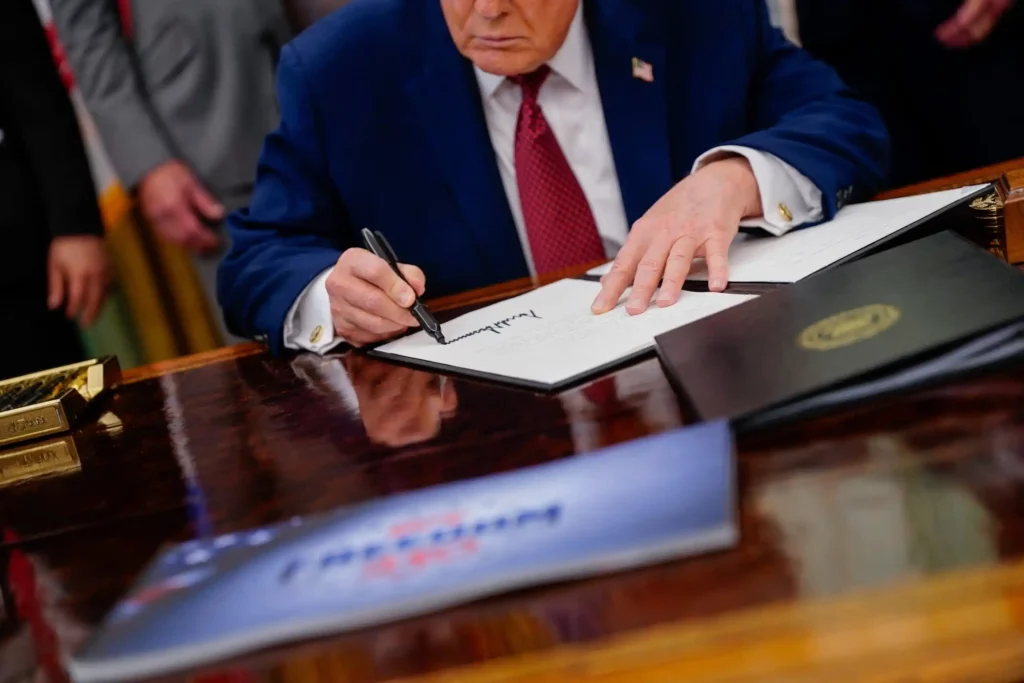 Trump signing AI order