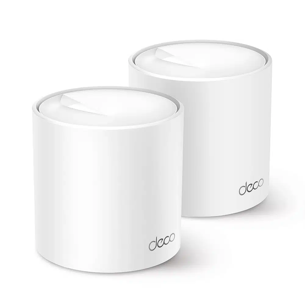 A mesh wifi system uses multiple nodes to spread coverage evenly.