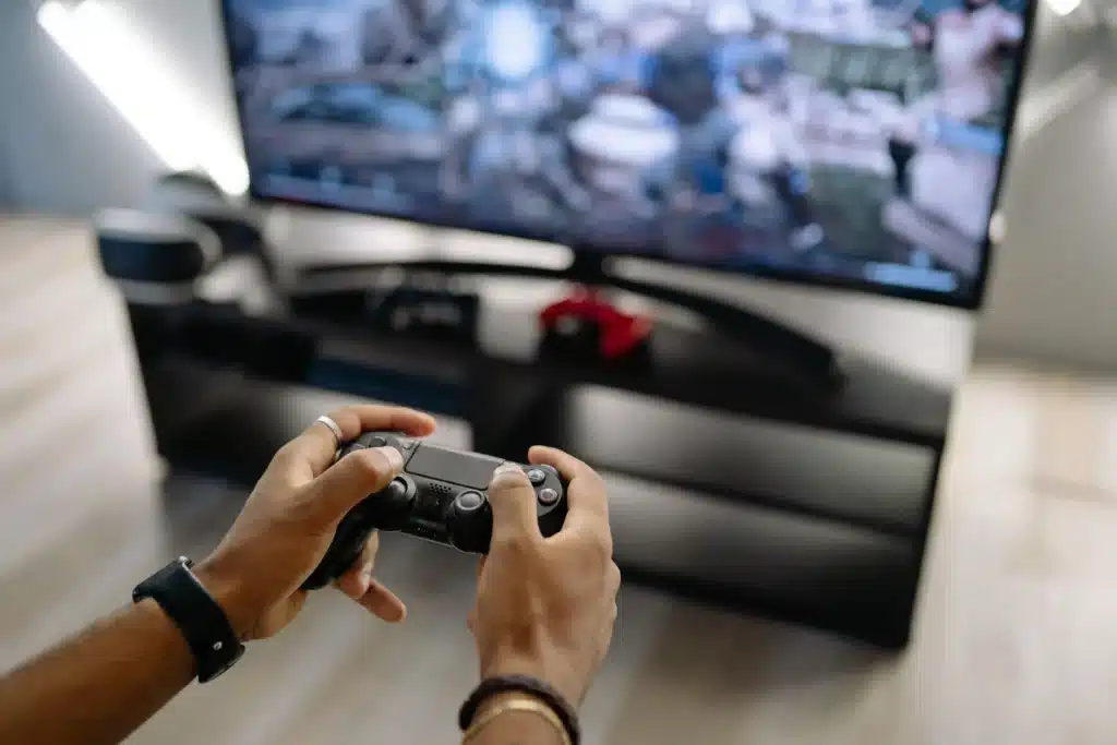 Console gaming offers simple and comfortable gameplay 