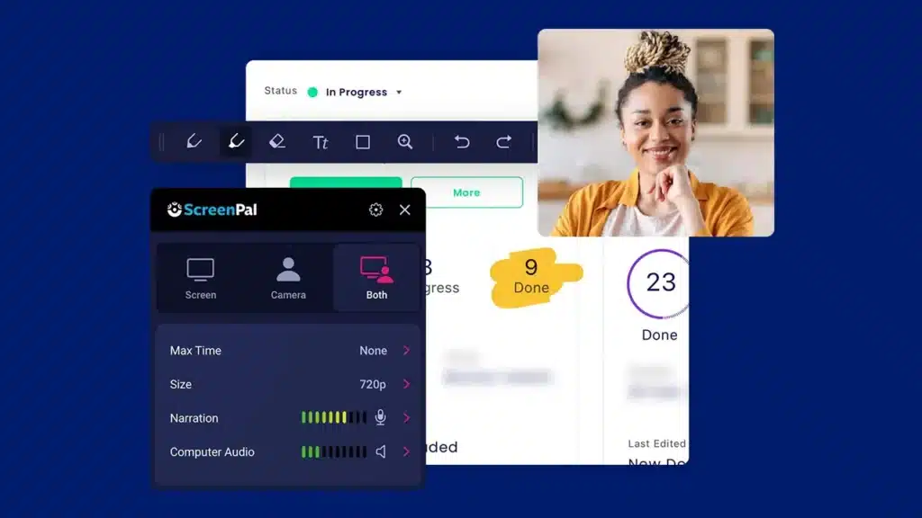 ScreenPal's simple controls make it ideal for first-time screen recorders 