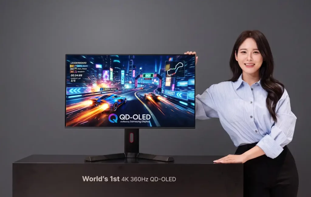 Samsung's 4K 360Hz QD-OLED Panel